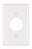 Pass & Seymour Single Receptacle Openings, One Gang, White (One Gang, White)
