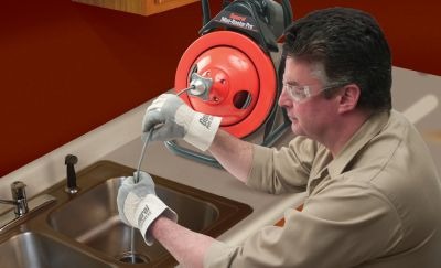 Mini-Rooter 50'x1/2 Cable Cleans 1-1/4 to 3 Drains