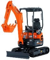 Mini Excavator Kubota U17 3,700#