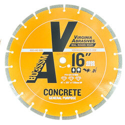 Virginia Abrasives 425-07860 Blade 16 Diamond Gen Purp