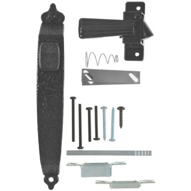 Hampton Products Colonial Door Latch, Black (3-5/16, Black)
