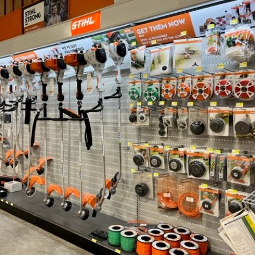 Stihl department in Summit Supply