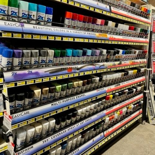 Paint department