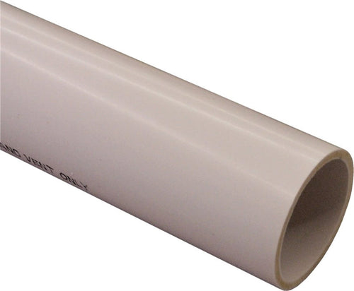 JM Eagle Pipe Solvent Weld, SCH 40 Schedule, PVC, White