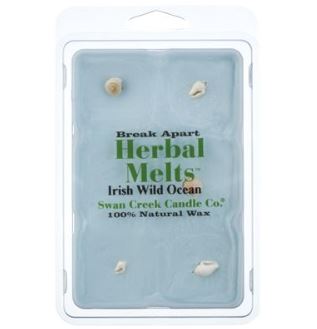 Swan Creek Candle Break-Apart Drizzle Melt Irish Wild Ocean Herbal Melts