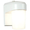 Regent Entry Light, White, Fluorescent, 13-Watt
