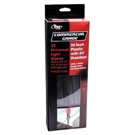 Titan Elite Holiday Light Stake, Black, 9-In., 25-Ct.