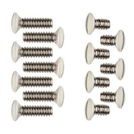Wall Plate Screws, Steel, Ivory, 14-Pk.