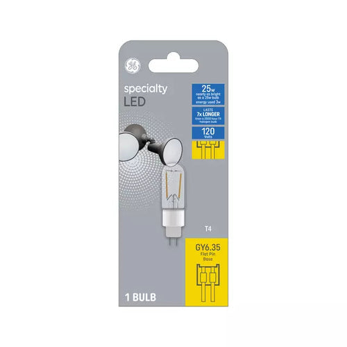 GE Specialty LED 25 Watt Replacement, Soft White, T4 Specialty Bulb