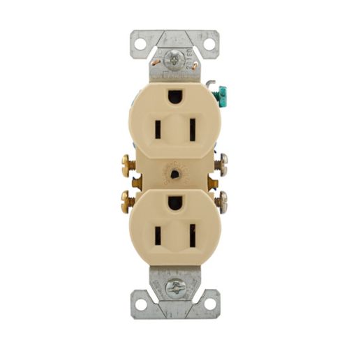 Eaton 270V Straight Blade Duplex Receptacle 15-Amp 125-Volt