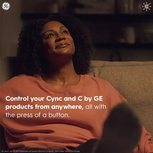 GE Cync Smart Dimmer Remote, Bluetooth Enabled, Battery Powered Dimmer Light Control