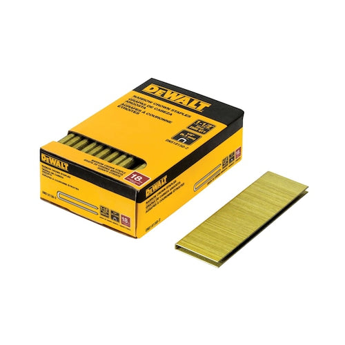 DeWalt 18 GA 1/4 Narrow Crown Finish Staples
