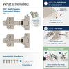 Amerock Frameless Self Close Euro Concealed Cabinet Hinge