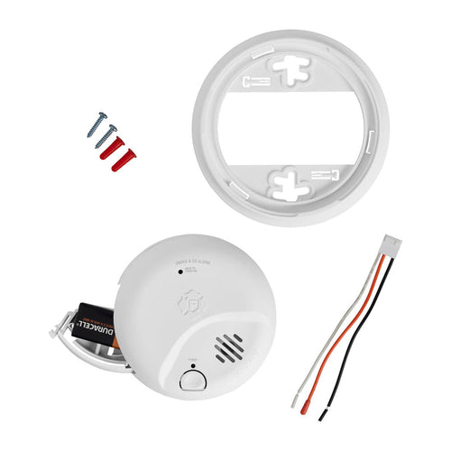 First Alert Interconnect Hardwire 2-in 1 Smoke and Carbon Monoxide Alarm with Battery Backup