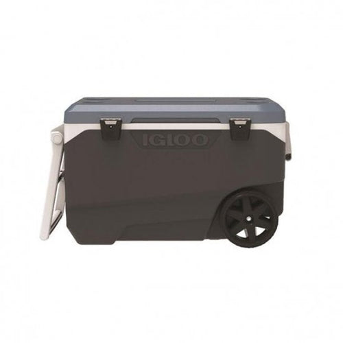 Igloo 90 qt. Latitude Roller Cooler, Blue & Gray (90 quart, Blue & Gray)