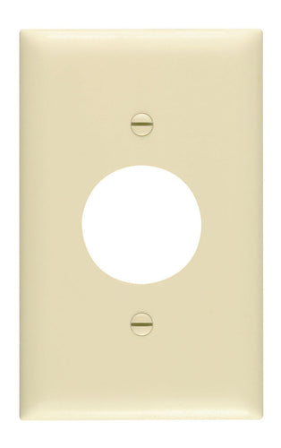 Pass & Seymour Single Receptacle Openings, One Gang, Ivory (One Gang, Ivory)