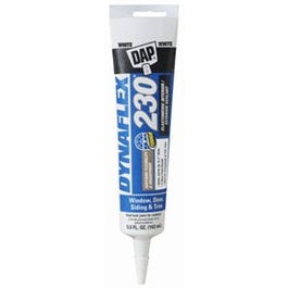 Dynaflex 230 Sealant, White, Indoor & Outdoor, 5.5-oz.
