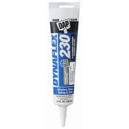 Dynaflex 230 Sealant, Clear, Indoor & Outdoor, 5.5-oz.