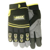 Max Performance Synthetic Palm Glove, Gel Insert, Men's Large