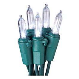 Christmas LED Light Set, Mini, Cool White, 100-Ct.