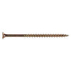 Fas-N-Tite Wood Screws, Phillips, Zinc & Yellow, 3-In. x 8, 1/4-Keg Bucket