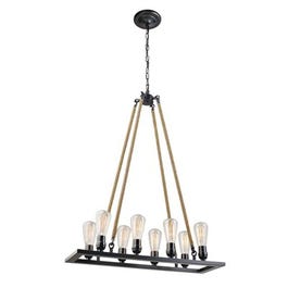 8-Light Vintage Chandelier, Oil-Rubbed Bronze