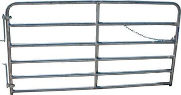 Burly Galvanized 6-Bar Tube Gate