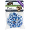 Pet Tie Out, Nylon, Small, Assorted Colors, 3/8-In. x 15-Ft.