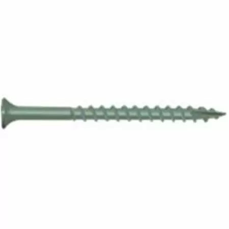 National Nail  Bugle Head Star Drive Deck Screws 2 X #8, Green (2 X #8, Green)
