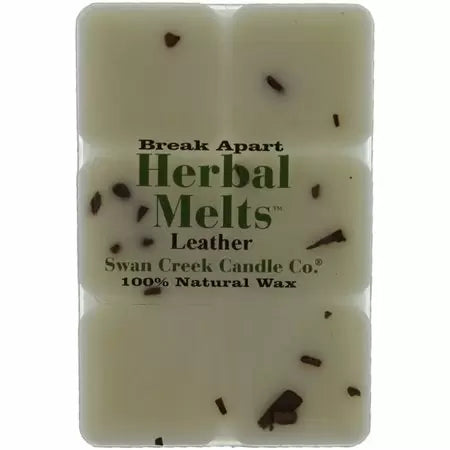Swan Creek Candle Break-Apart Drizzle Melt Leather (5.25 oz)