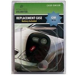 GM Remote 3-Button Replacement Case & Battery, GM33B