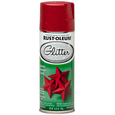 Rust-Oleum® Glitter Spray Paint Red (10.25 Oz, Red)