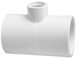 Lasco Fittings ¾ x ¾ x ½ Slip x Slip x FPT Sch40 Reducing Tee