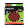 Gator 5 random orbit sanding discs 80 Grit