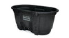 Rubbermaid Commercial Products 100 Gallon Stock Tank (100 GALLON, Black)