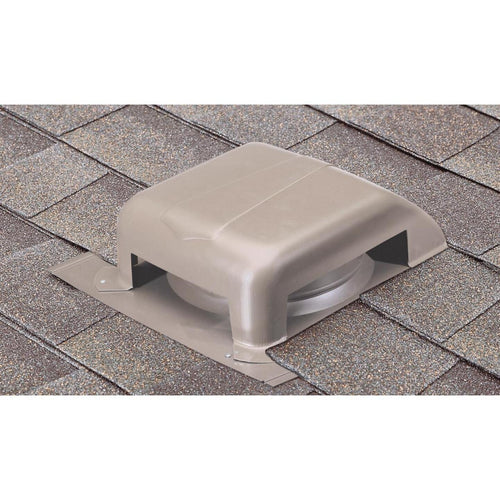 Airhawk 40 In. Weatherwood Galvanized Steel Slant Back Roof Vent