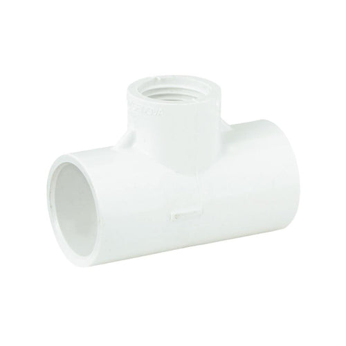 Charlotte Pipe 3/4 In. Solvent Weld x 1/2 In. FIP Schedule 40 PVC Tee