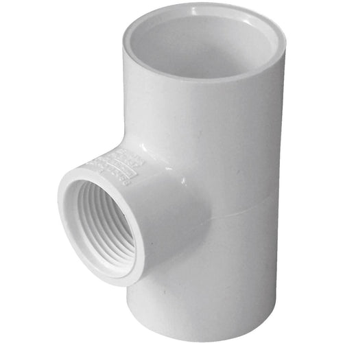Charlotte Pipe 1 In. Solvent Weld x 3/4 In. FIP Schedule 40 PVC Tee