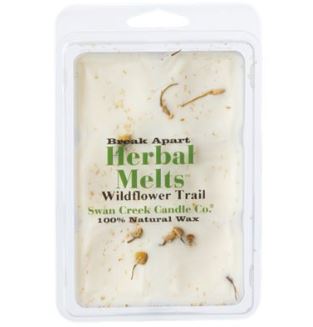 Swan Creek Candle Break-Apart Drizzle Melts Wildflower Trail - Moonlit Garden (5.25 oz)