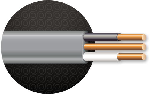 Marmon Home Improvement 12-AWG Type UF-B 100-Foot 2-Conductor Underground Feeder Cable Gray (100', Gray)