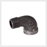 Pannext Fittings 90-Degree Street Elbow (300lbs) (3/8 inch, Black)